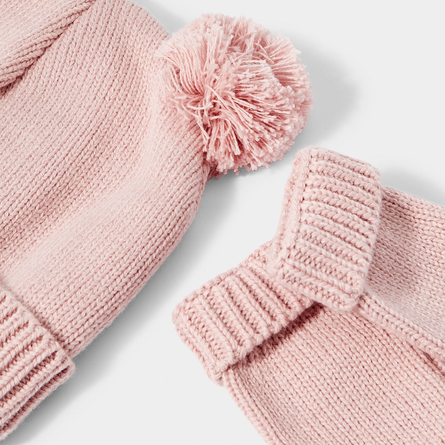 Baby Hat And Mittens 0-3 Months | Pink | Katie Loxton