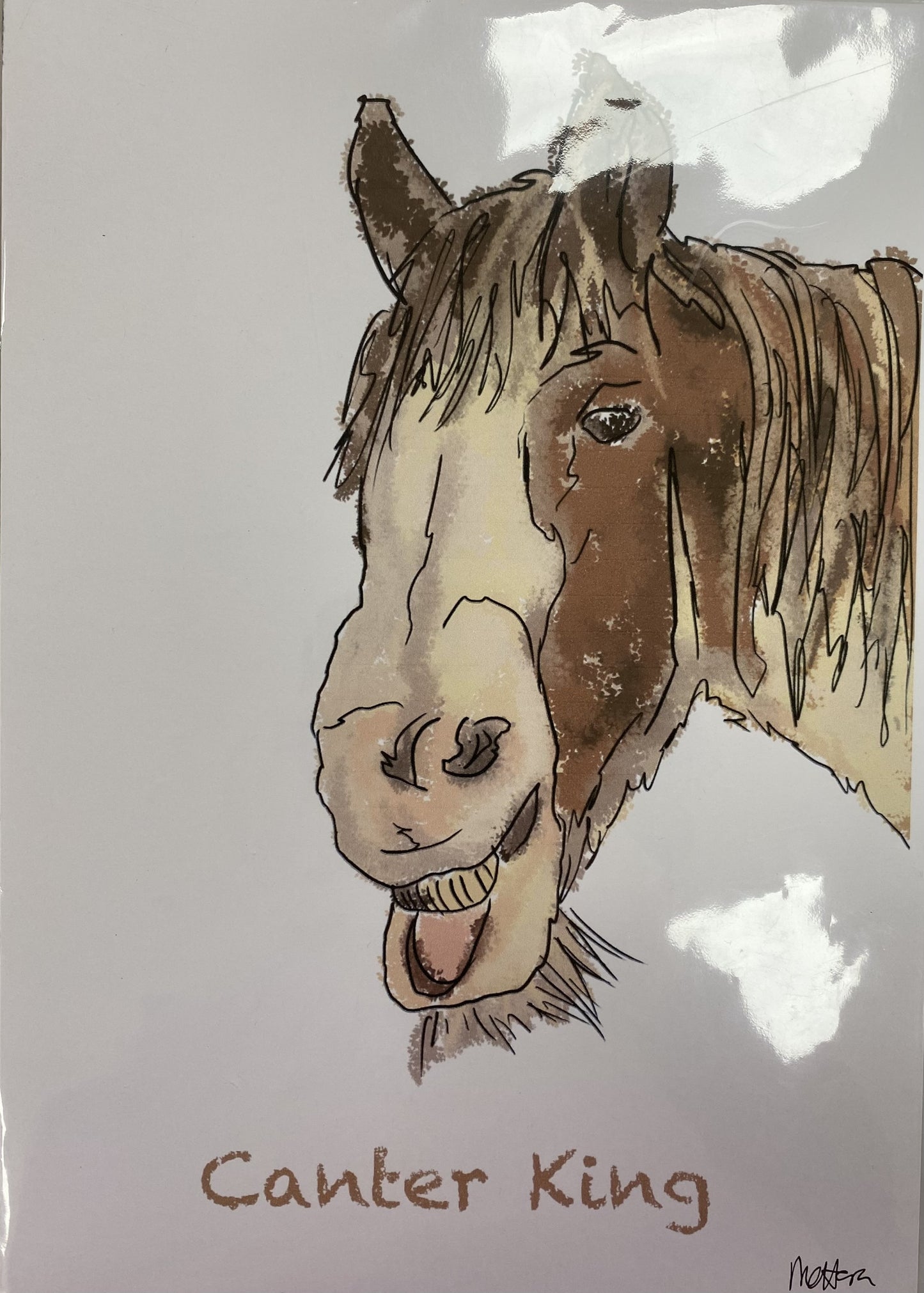 Canter King Print