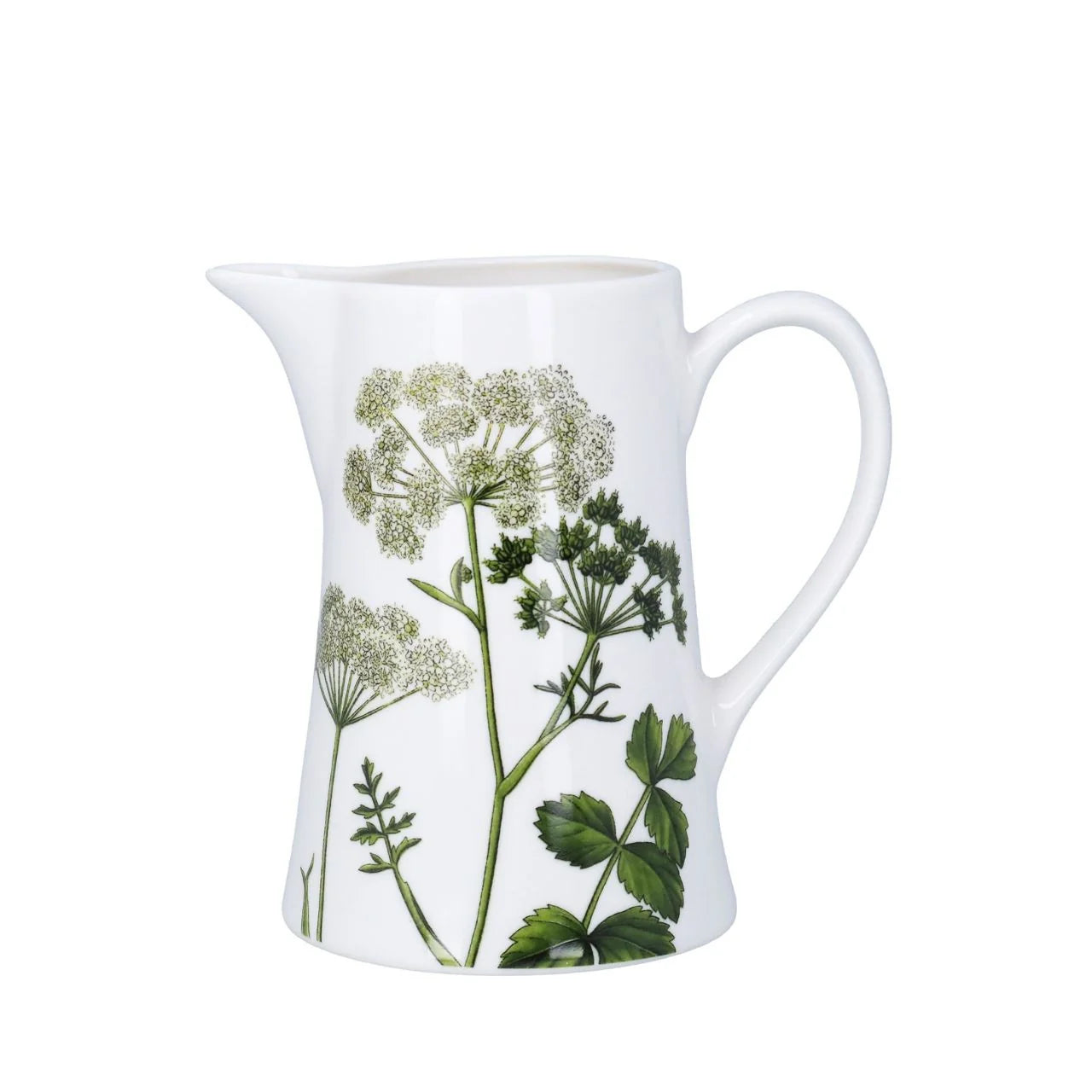 Bone China Jug Medium | Spring Hedgerow