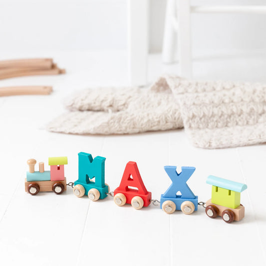 Personalised Name Train | Engine | Pink & Green