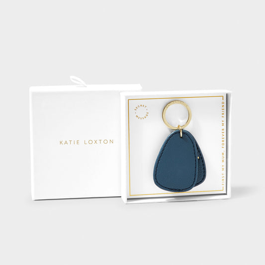 Beautifully Boxed Keyring 'First My Mum Forever My Friend' | Navy | Katie Loxton