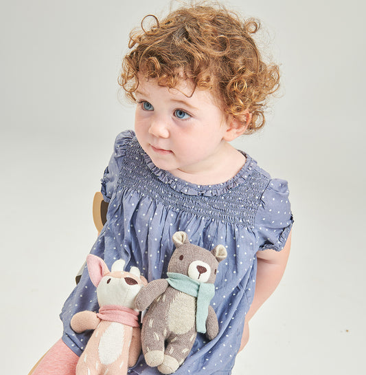 ThreadBear | Fred Bear Knitted Soft Toy 18cm
