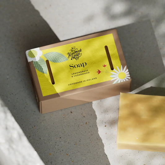 The Handmade Soap Company | Soap Bar | Lemongrass & Cedarwood | 140g