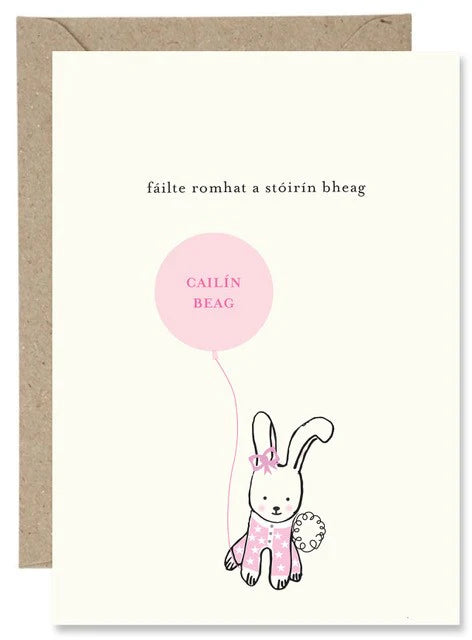 The Paper Gull | Baby Girl | 'Failte Romhat A Stoirin Bheag'