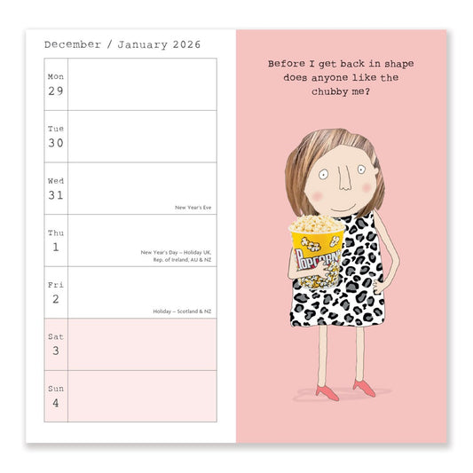 Rosie Made A Thing Slim Diary 2026