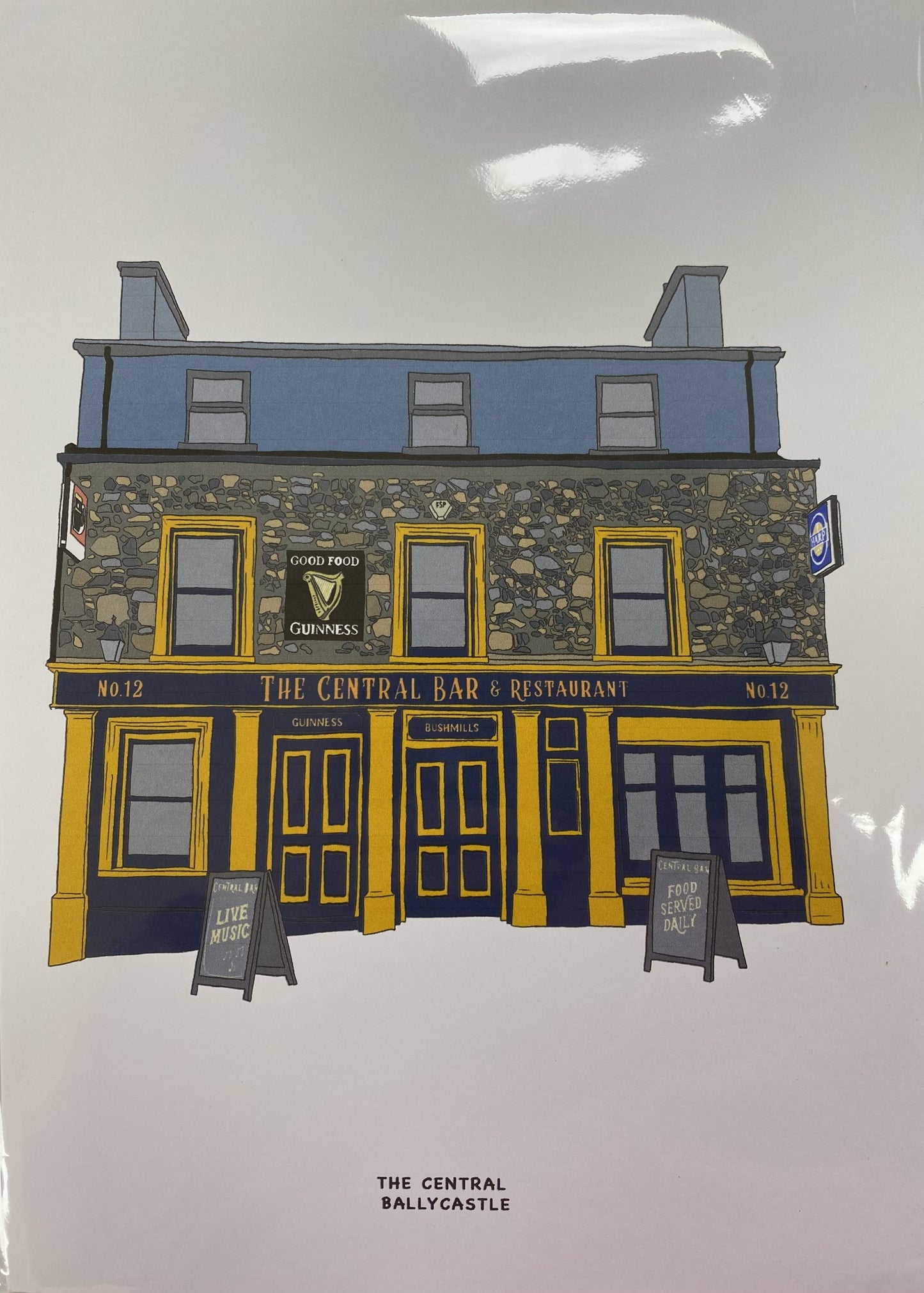 The Central Bar Ballycastle Print