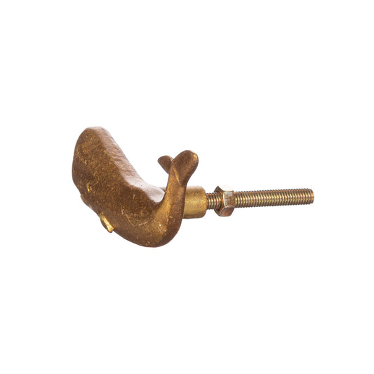 GOLD WHALE DRAWER KNOB