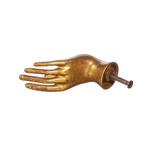 GOLD HAND DRAWER KNOB