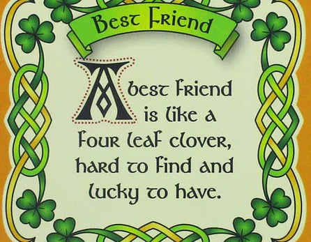 Best Friend Celtic Coaster