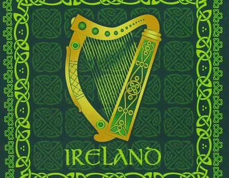 Irish Harp Coaster