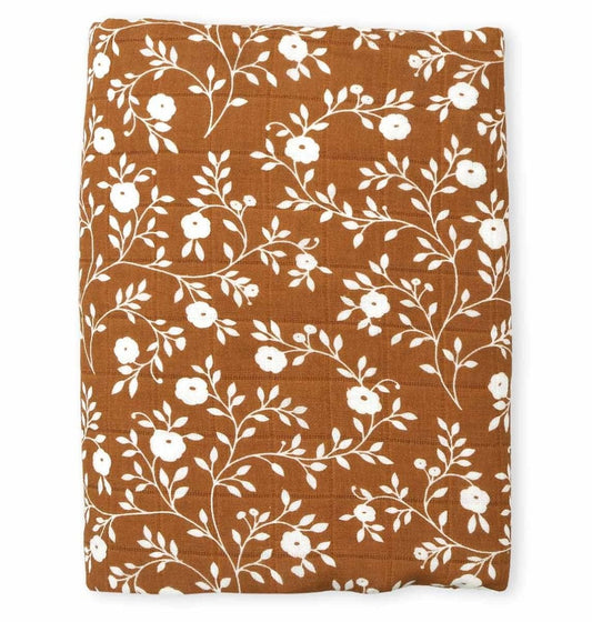 Muslin cloth XL: Blossom - caramel