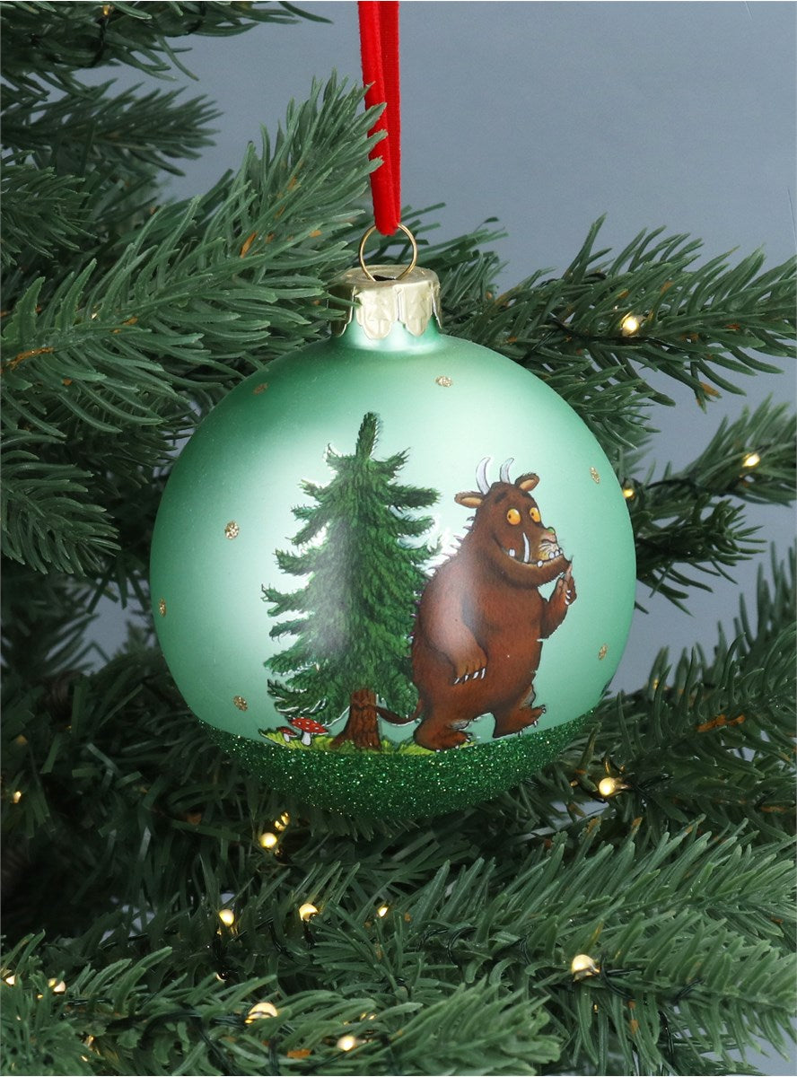 Glass Ball 8cm | Green The Gruffalo & Mouse