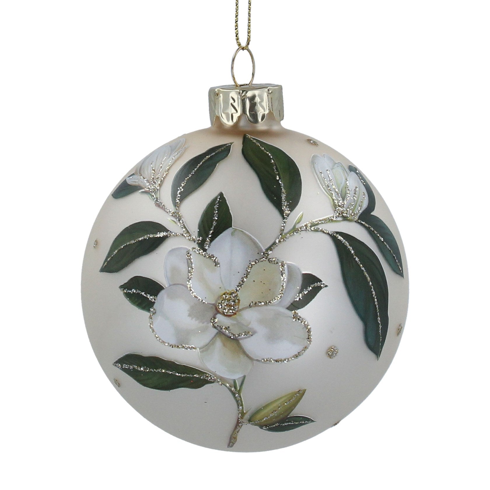 Glass Bauble | Cream/Magnolia