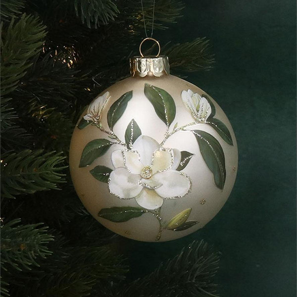 Glass Bauble | Cream/Magnolia