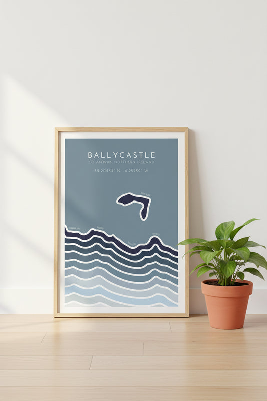 Coastline Print | Ballycastle