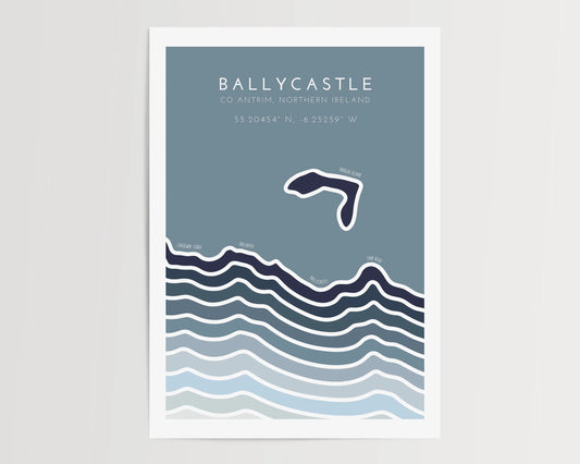 Coastline Print | Ballycastle