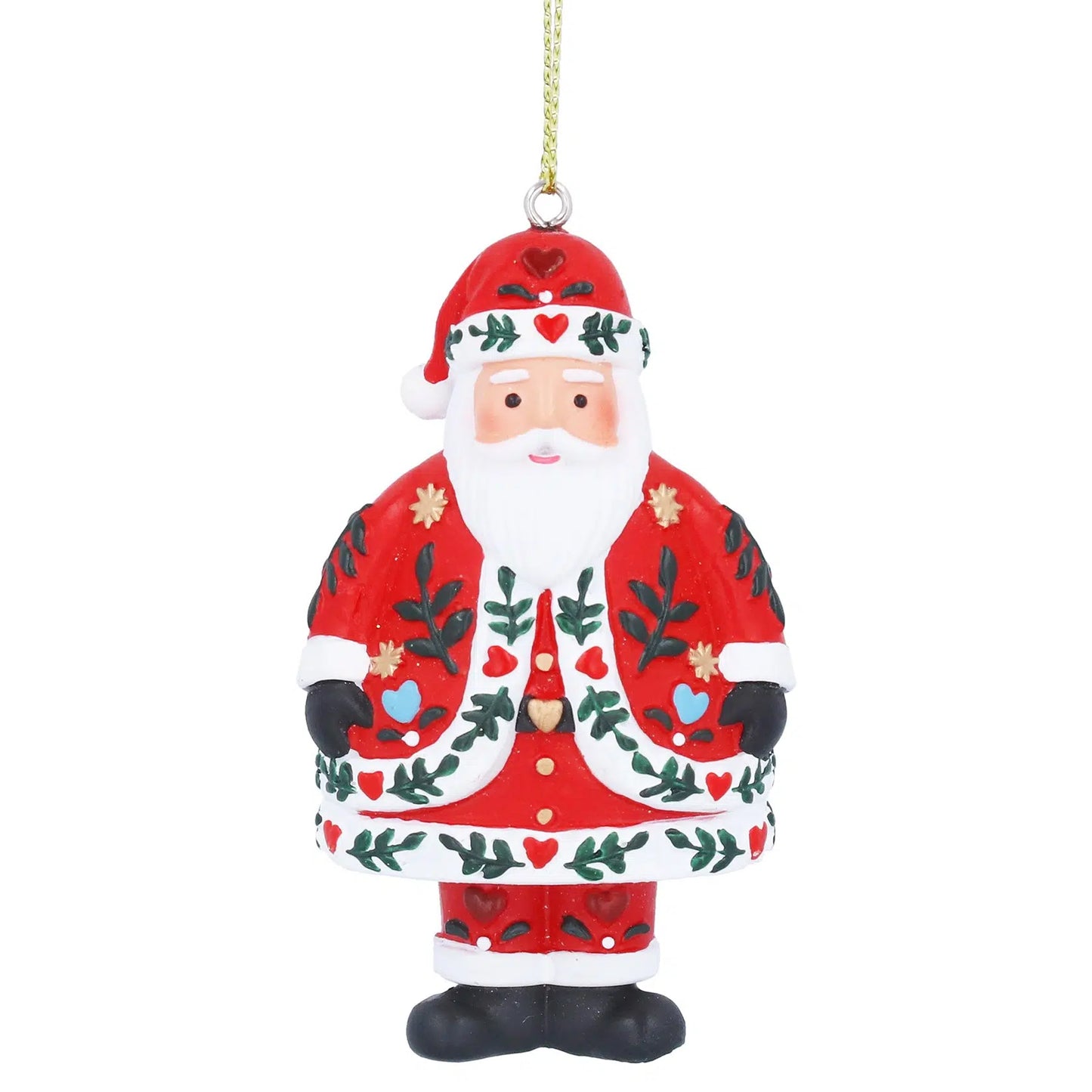 Alpine Resin Santa Decoration