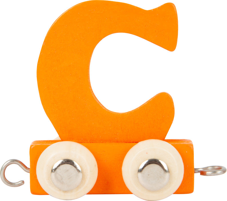 Personalised Name Train | Letter C | Orange