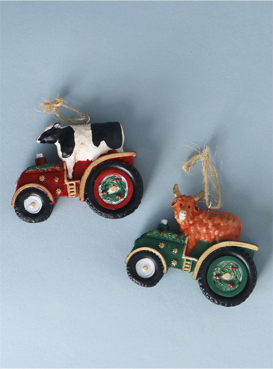 Resin Cow In Tractor Dec