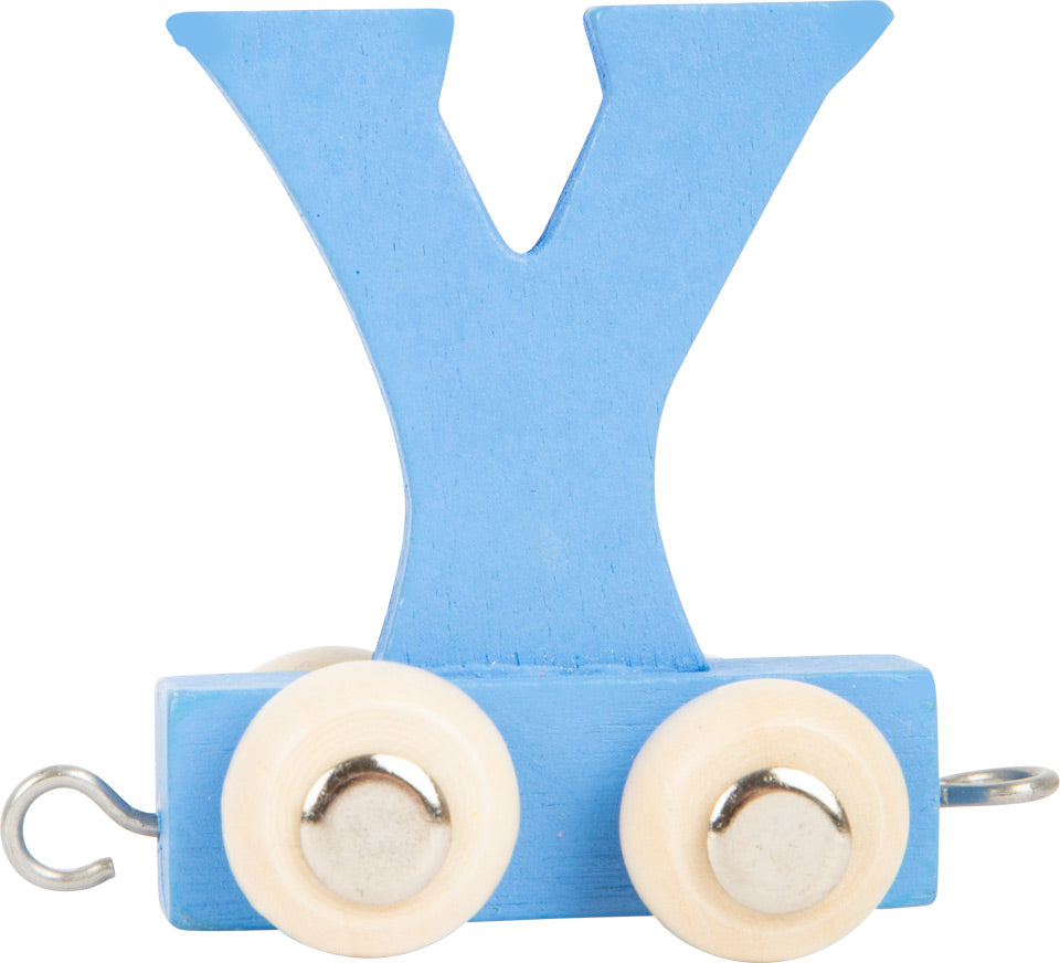 Personalised Name Train | Letter Y | Blue