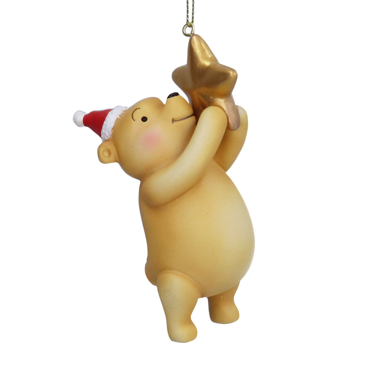 Resin Winnie The Pooh With Star Decoration