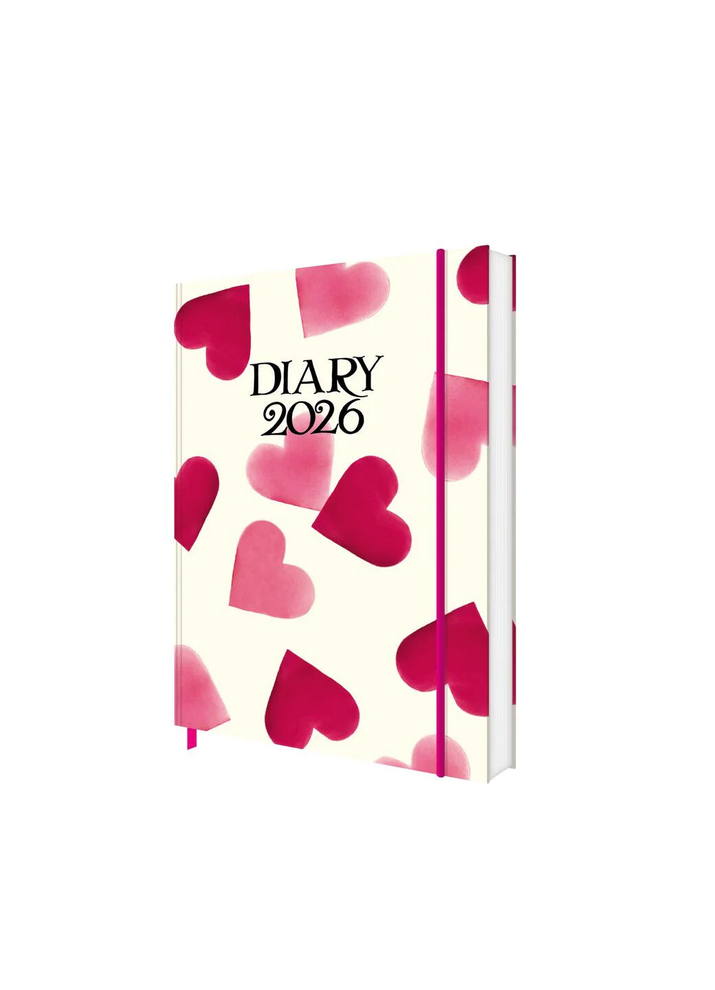 Emma Bridgewater Big Pink Hearts A6 Diary 2026