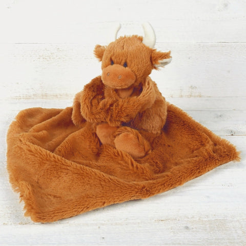 Highland Cow Plush Baby Soft Toy Soother