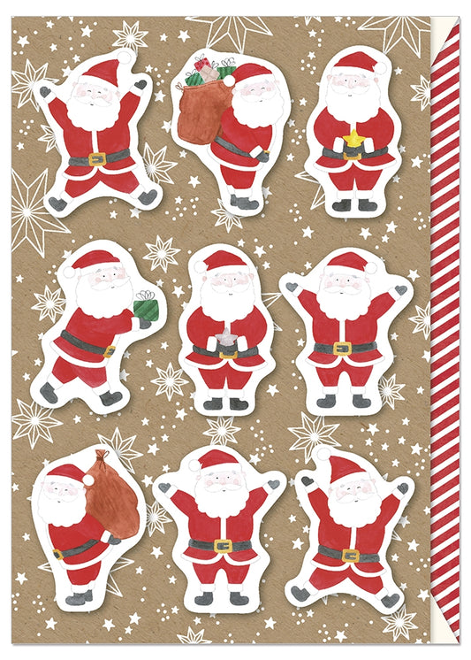 Christmas Card | 3D Santas