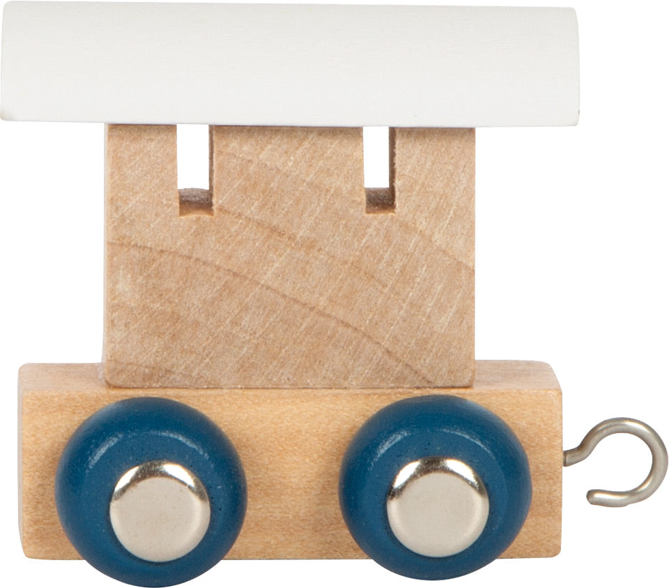 Personalised Name Train | Polar Train Car Snow White & Natural