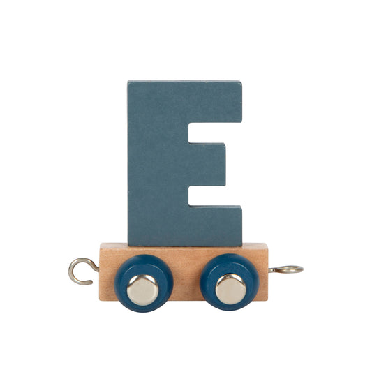 Polar Train | Letter E | Slate Blue