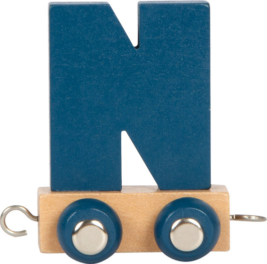 Polar Train | Letter N | Slate Blue