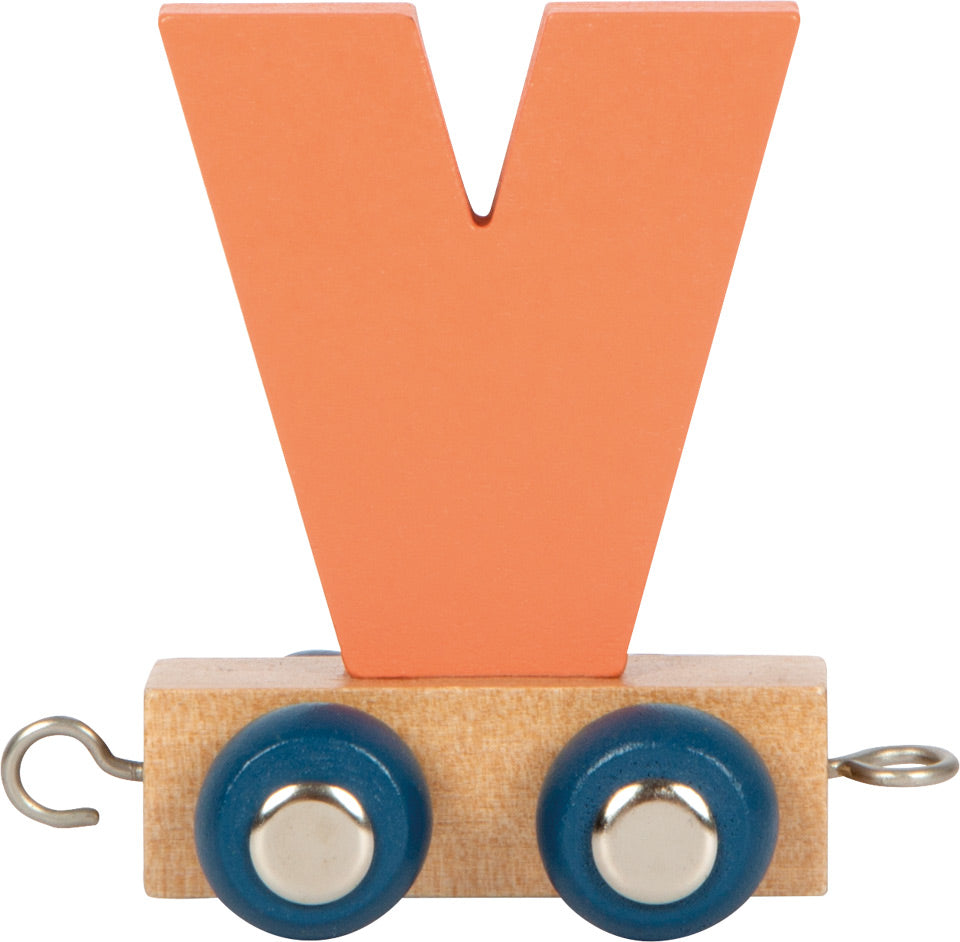 Polar Train | Letter V | Salmon