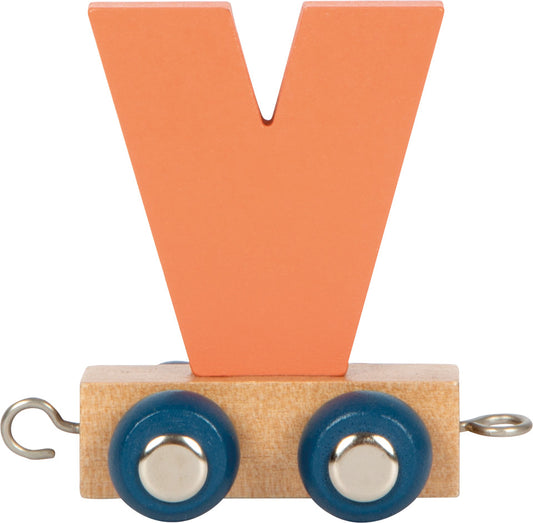 Polar Train | Letter V | Salmon