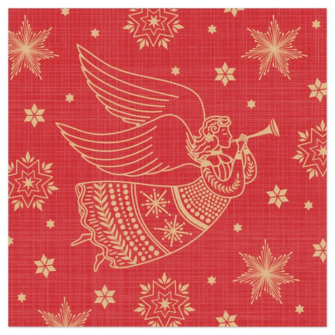 Napkins | Christmas Angel Red | 33x33cm