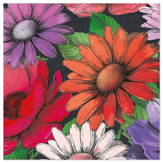 Napkin| Blooming Beauty in Bold Colours