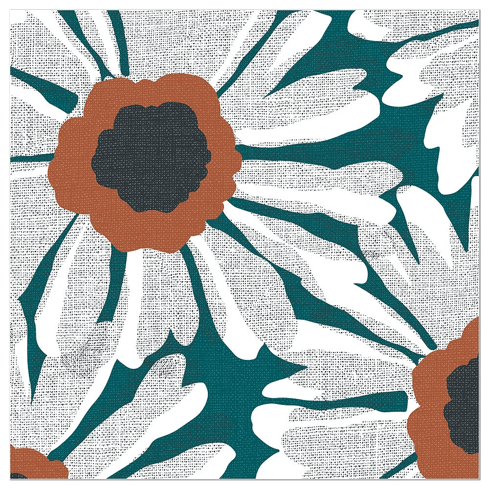 Napkin Daisy Petrol