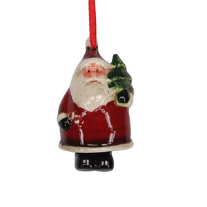 Ceramic Santa W Tree Dec