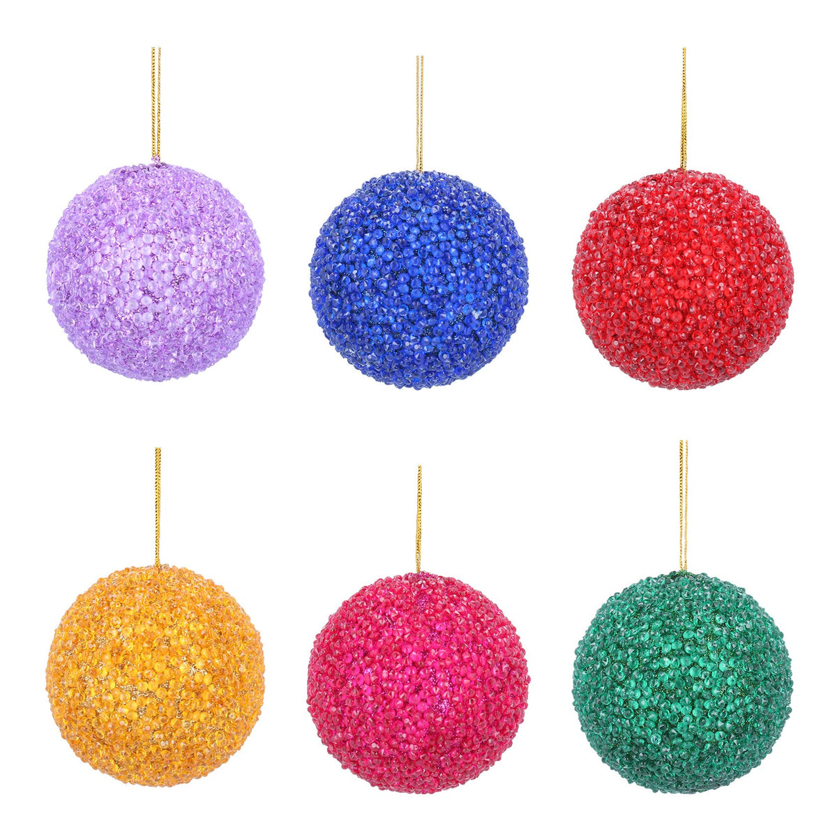 Acrylic Beaded Ball Dec