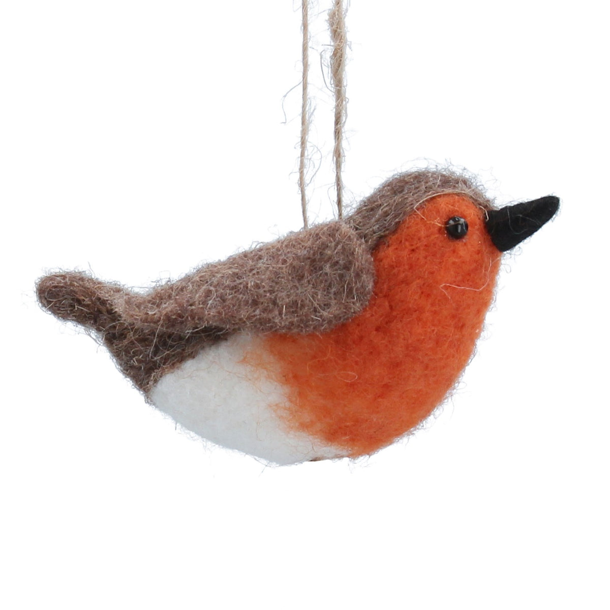 Mixed Felted Wool Robin