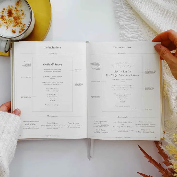 Luxury Floral Wedding Planner Book