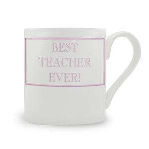 Best Teacher Ever Mug | Large | Pink