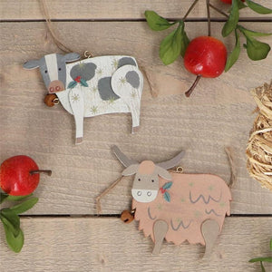 New England Style | Wood Decorations | Cow