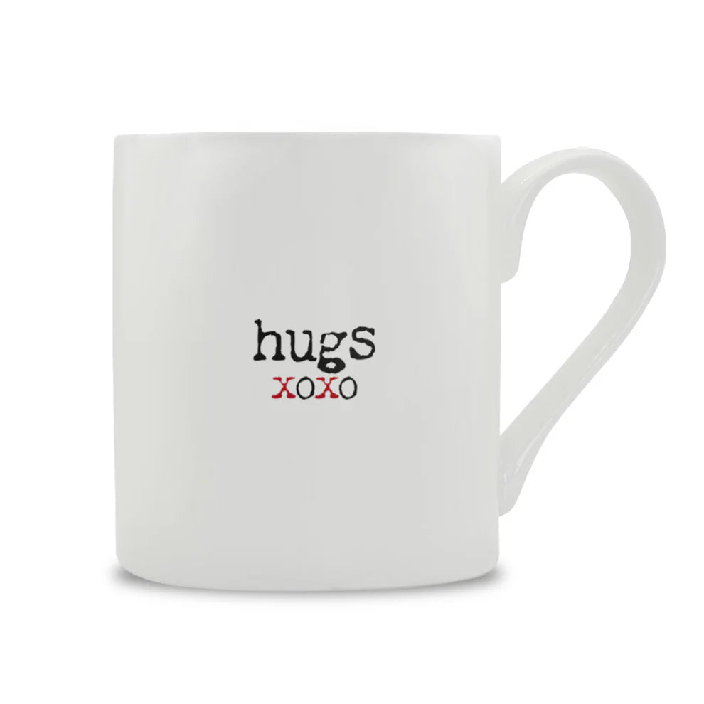 Hugs | Bone China Mug