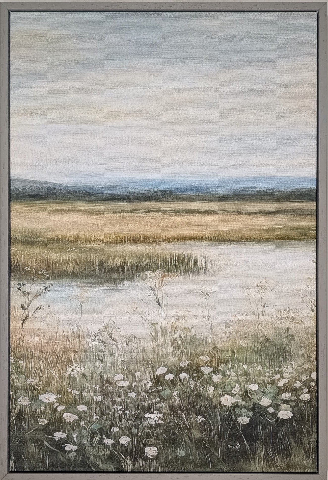 Neutral Wildflower Field Wall Art | Set Of 3