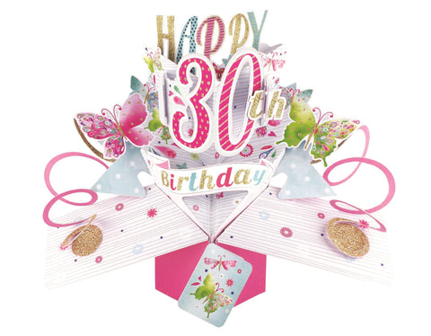 Second Nature Pop Ups | 30th Birthday | Butterflies