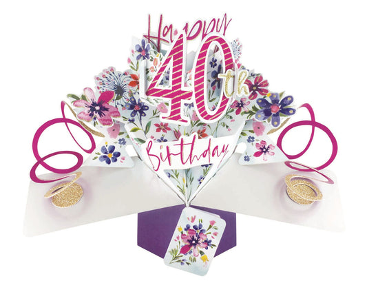 Popup 40th Birthday | Flowers