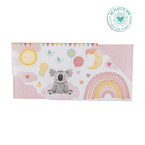 Gift Voucher Envelope | New Baby | Koala Rainbow Rose