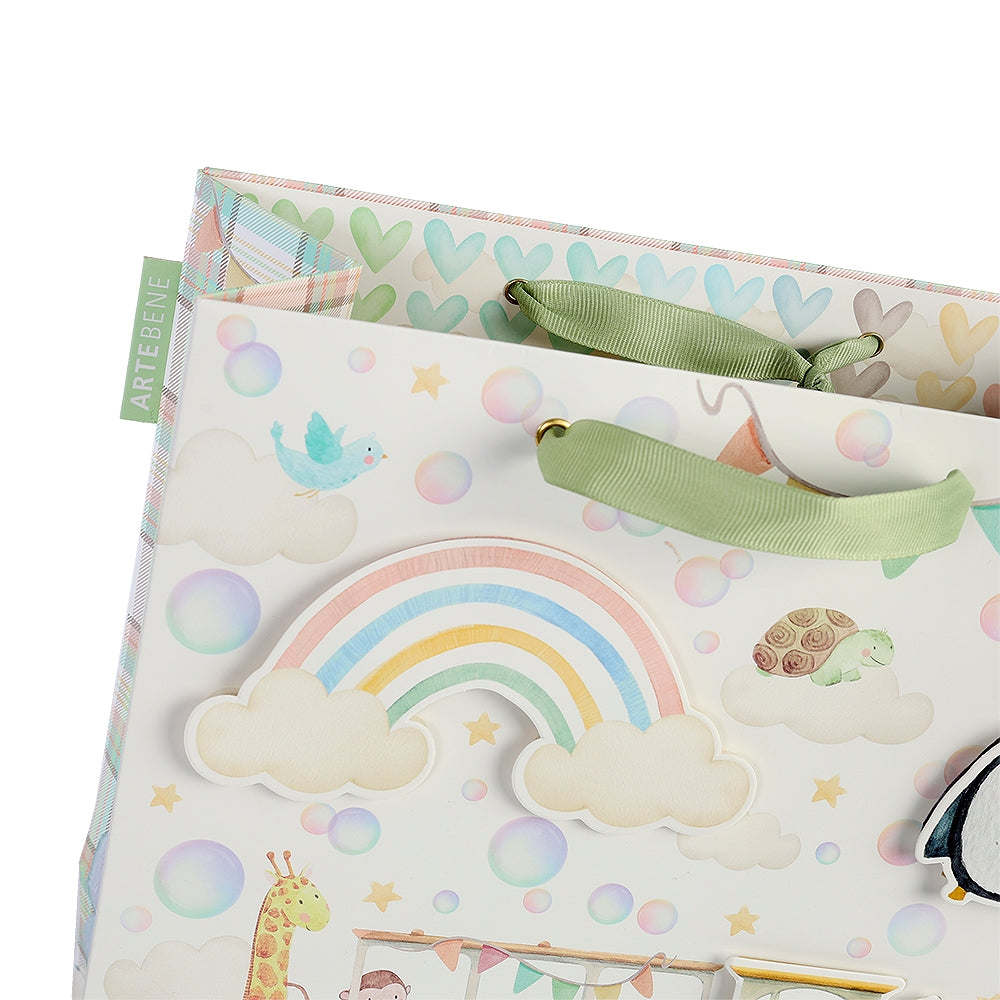 Gift Bag Baby Train | 25x25x11cm