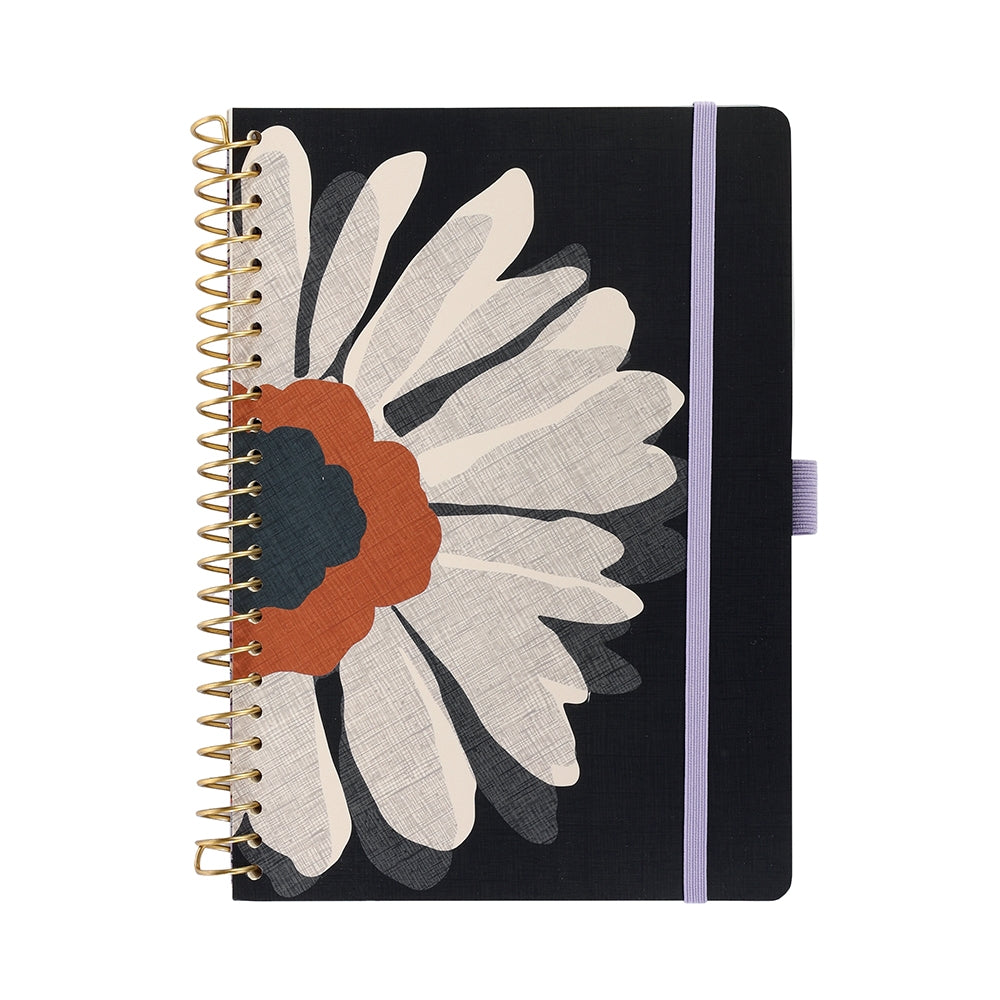 Daisy Notebook A5 Spiral Binding