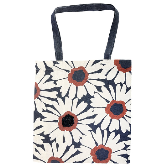 Cotton Shopper Bag Daisy Love in Cream